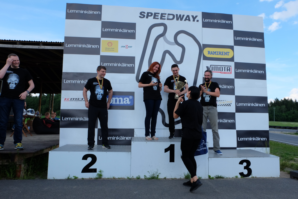 1st time go-kart women league winner Softneta