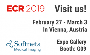 Exhibition ECR 2019 softneta medical imaging