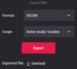 Meddream Dicom Viewer Export Download Button