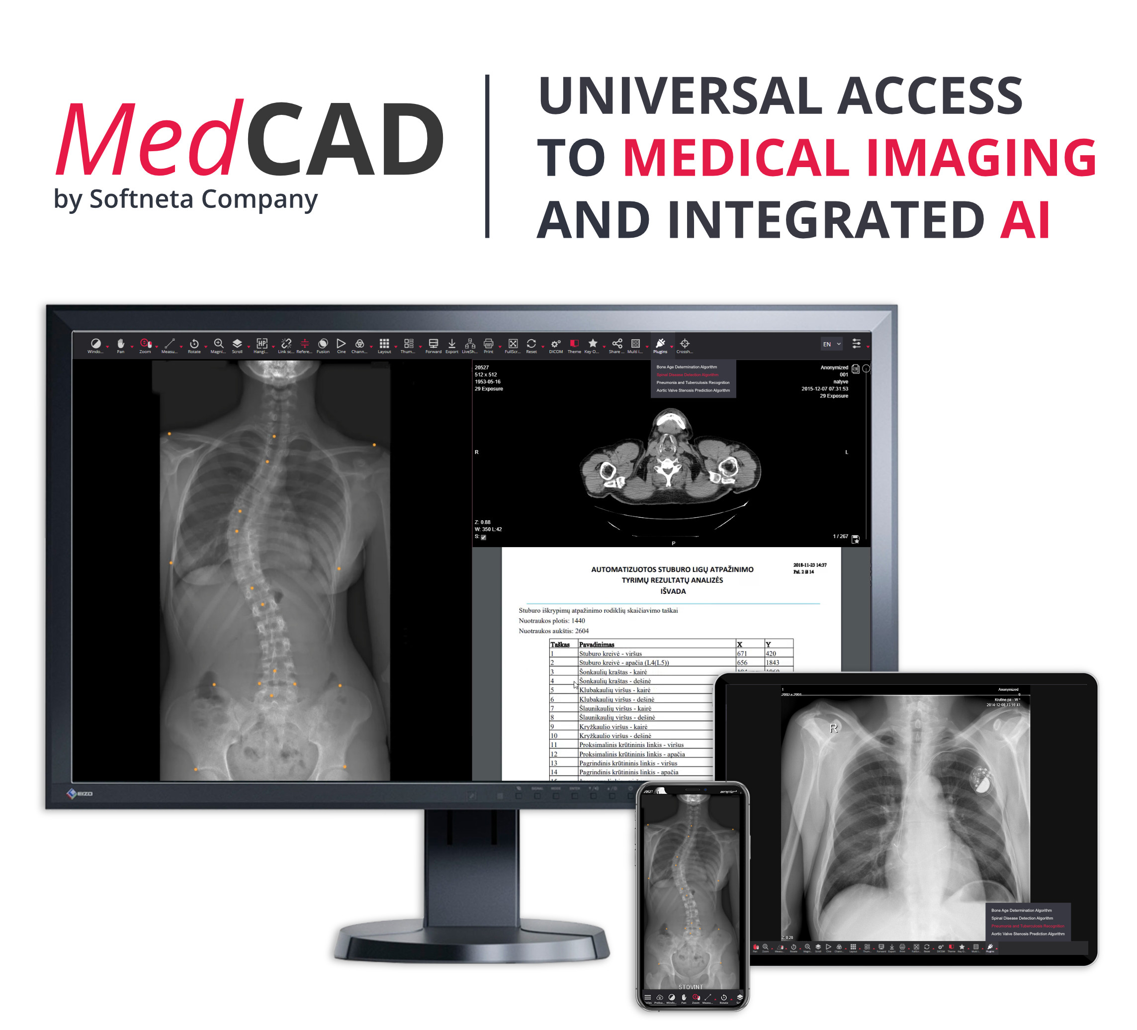 MedCAD Medical Imaging And Integrated AI