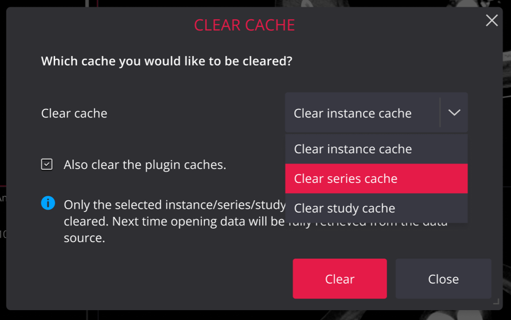 Clear Cache Dicom Viewer